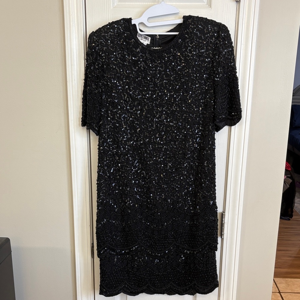 Vintage Brilliante by J. A. Black Sequin Dress